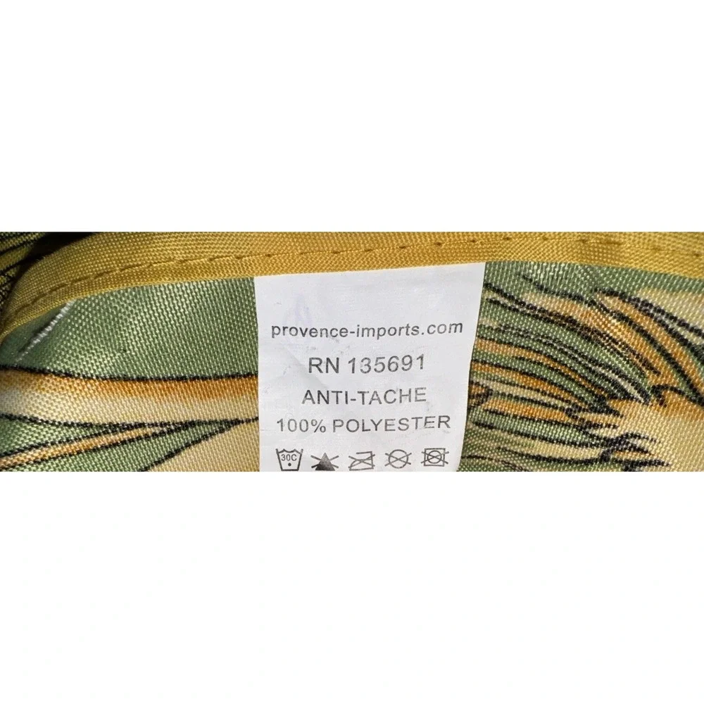 Provence Imports Tablecloth Sunflowers Wheat Olives Rectangle  59 X 94